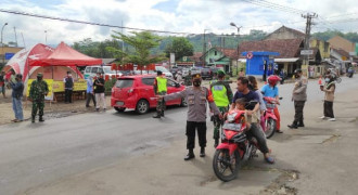 Polsek Sukaraja Terus Laksanakan Operasi Yustisi Gaktibplin