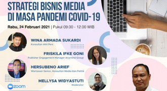 Pers Hadapi Situasi Rumit di Masa Pandemi, PWI Jabar Gelar Webinar Strategi Bisnis Media