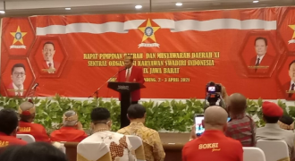 Di Musda Depidar SOKSI, Yod Mintaraga Ajak Seluruh Kader Pertahankan Suara Partai Golkar di Jabar