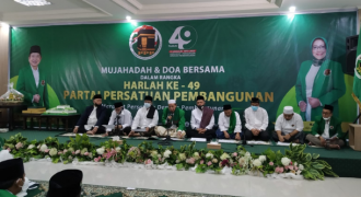 Harlah ke-49, PPP Jabar Gelar Doa Bersama dan Baksos Sembako Murah