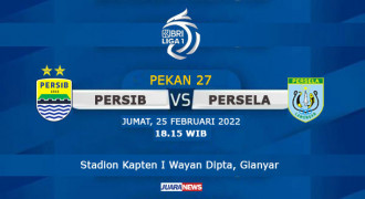 Ini Susunan Pemain Persib Bandung vs Persela Lamongan