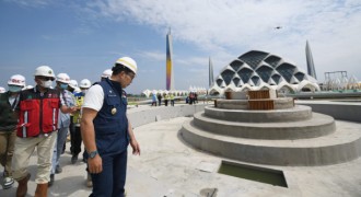 Progres Pembangunan Masjid Raya Al-Jabbar Capai 56 Persen