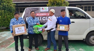 IKA UPI Salurkan Bantuan Langsung ke Lokasi Korban Gempa Cianjur