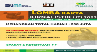 Pegadaian Kembali Gelar Lomba Karya Jurnalistik