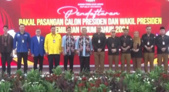 Pilpres 2024 Resmi Diikuti 3 Pasangan Calon