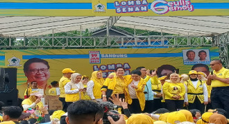 Partai Golkar Mengelar Acara Senam Geulis Gemoy 