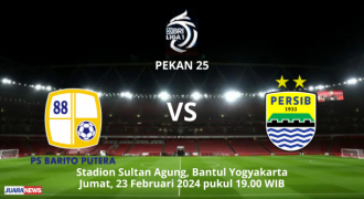 Ini Susunan Pemain Barito Putera vs Persib Bandung