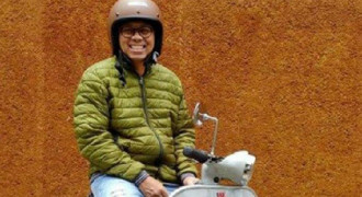 Cintanya Agus Mulyana Pada Vespa Tak Sekedar Hobi