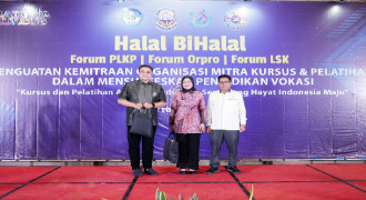 Gelar Halal Bi Halal, LKP Dorong Mutu Kualitas SDM