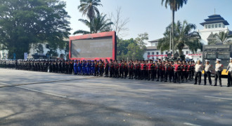 19 Ribu Lebih Personel Amankan Pilkada di Jabar 